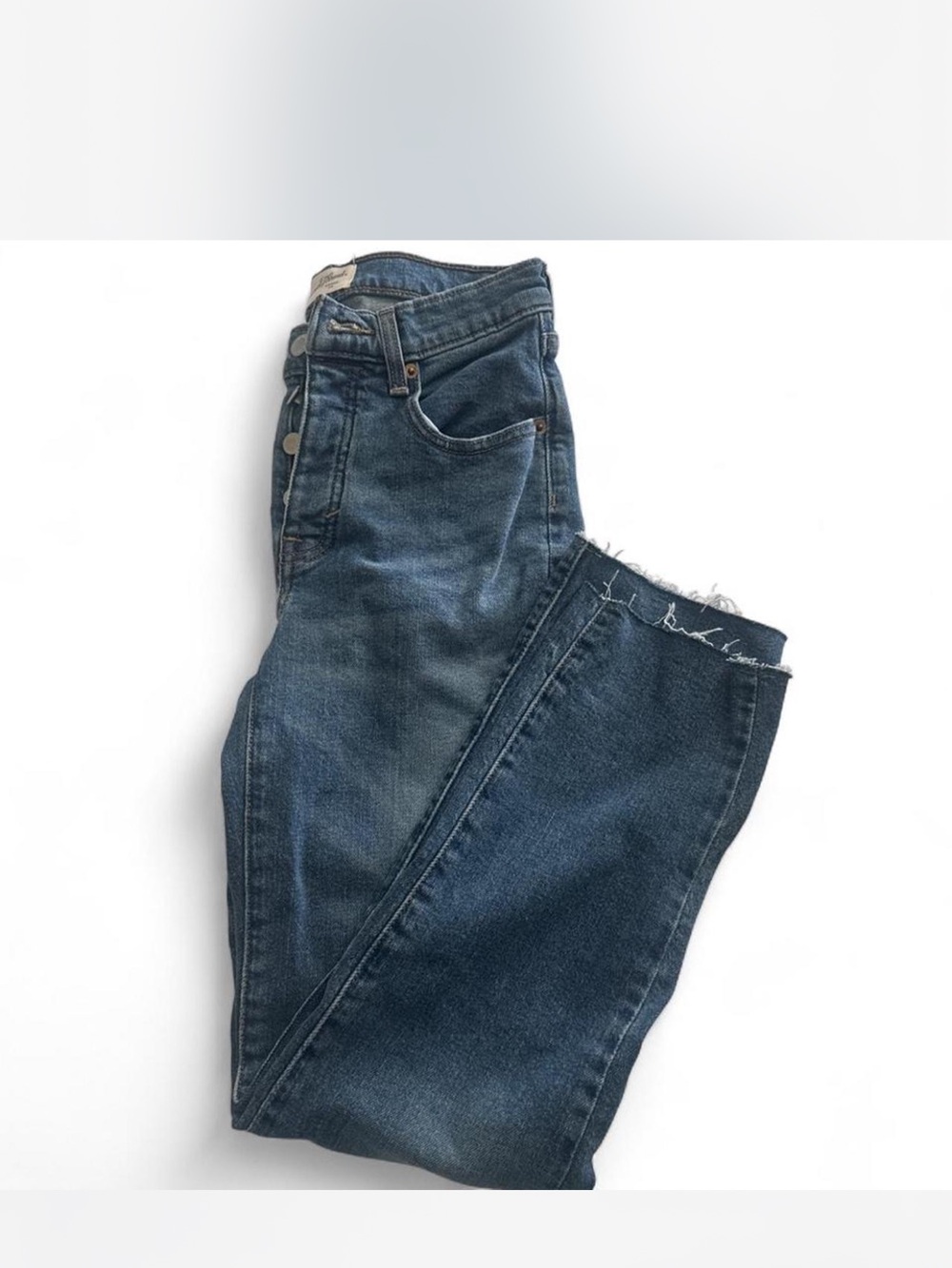 Classic Blue High-Waist Denim Jeans